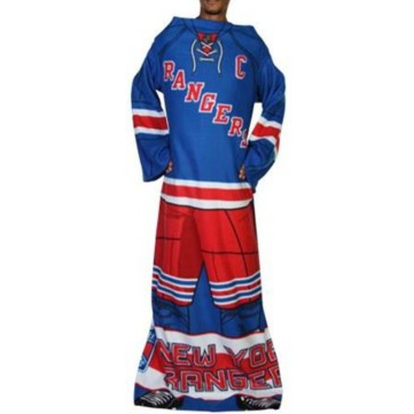 NHL New York Rangers Snuggie Blanket - Picture 2 of 4